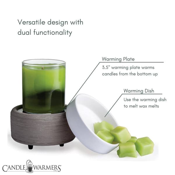 Candle Warmers Etc. Bronze Geometric 2-in-1 Wax Warmer