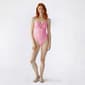 Juniors Betsey Johnson Bandeau One Piece With Center Front Tie - image 1