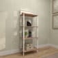 9th & Pike® Farmhouse White Wood Shelving Unit - image 9