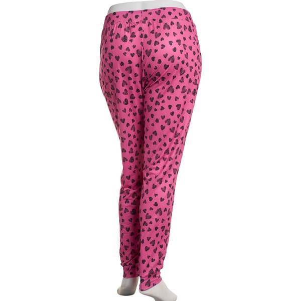 Juniors Dollhouse Sketched Hearts Joggers Pajama Pants