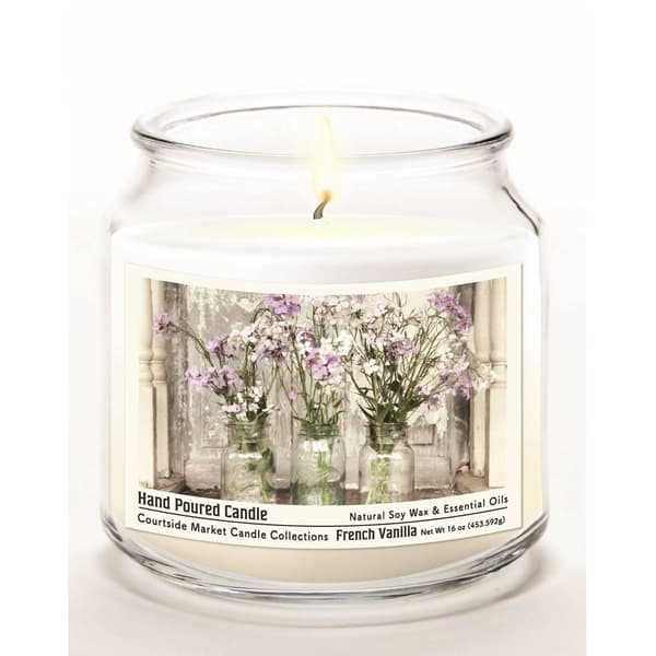 Courtside Market® From the Garden 16oz. French Vanilla Jar Candle