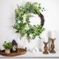 Northlight Seasonal Artificial Hellebores & Ivy Spring Wreath - image 4