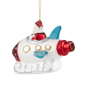 Northlight Santa in a Rocket Ship Glass Christmas Ornament - image 5