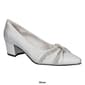 Womens Easy Street Millie Satin Block Heel Pumps - image 7