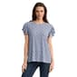 Petite Jones New York Petite Flutter Short Sleeve Diamond Print - image 1
