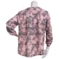 Plus Size Notations 3/4 Sleeve Chevron Pleat Tuwa Henley Blouse - image 3