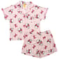 Juniors Peanuts Snoopy Bow Stripes Short Pajama Set - image 2