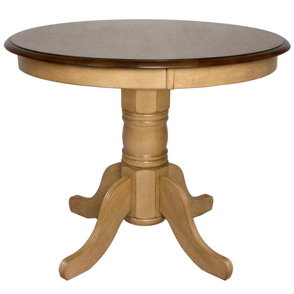 Besthom Brook Two-Tone Round Dining Room Table - image 