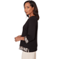 Petite Alfred Dunner Seville Bold Floral Border Trim Blouse - image 4