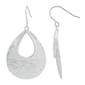 Ellen Tracy Sterling Silver Teardrop Earrings - image 1