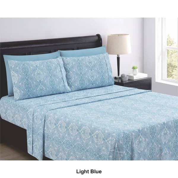 Spirit Linen Home™ Paisley Microfiber Sheet Set