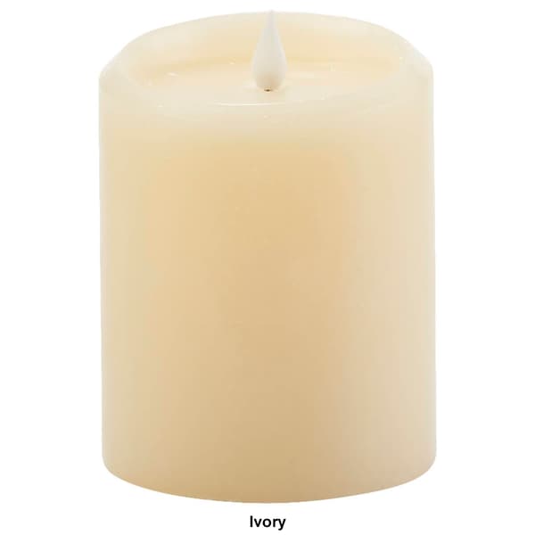 Illure 4x5 Wax Core Pillar LED Candle w/ Remote