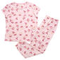 Womens Laura Ashley® Floral Pumpkins Joggers Pajama Set - image 2