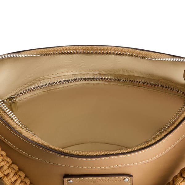 Tommy Bahama Debossed Logo Zip-Top Hobo Bag
