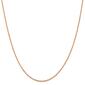 Unisex Gold Classics&#8482; 1.5mm. Rose Diamond Cut Rope 14in. Necklace - image 2