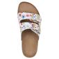 Womens White Mountain Helga Floral Slide Footbed Sandals - image 4