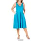 Plus Size 24/7 Comfort Apparel Sleeveless Pocket Shift Dress - image 7