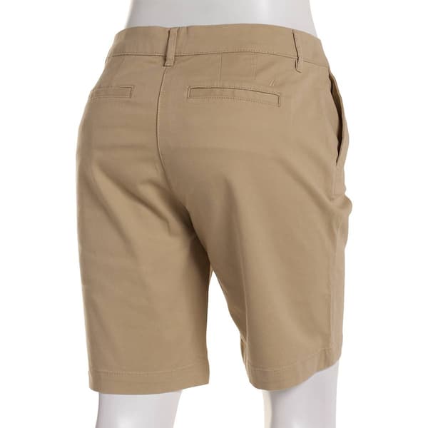 Womens Nautica Jeans Soild Mantalk Chino Rivera Shorts