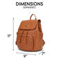 ELLE Compass Vegan Leather Monogram Mini Backpack - image 9