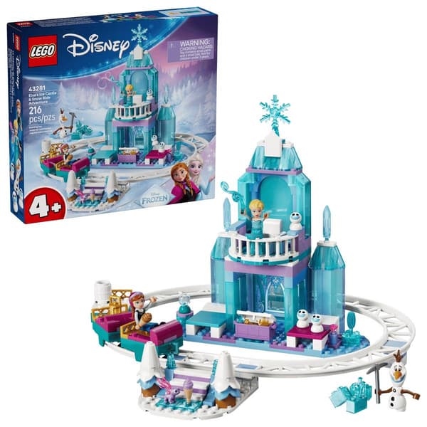 LEGO(R) Disney(tm) Elsa Ice Castle & Snow Ride Adventure Building Kit