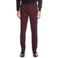 Mens Paisley & Gray Solid Dress Pants - Burgundy Wine - image 2