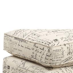 Elements Erica French Script Ottoman
