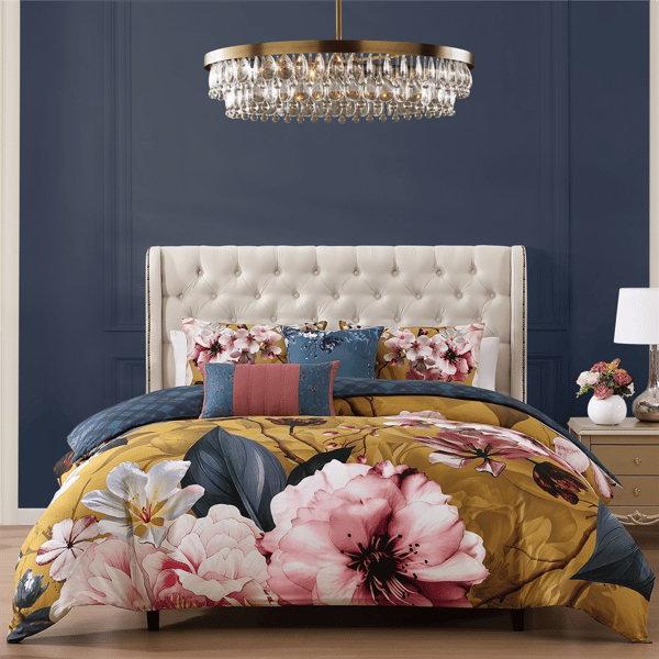 Bebejan Golden Bounty 5pc. Reversible Comforter Set