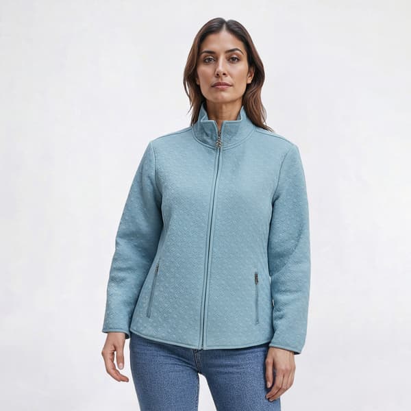 Womens Hasting & Smith Long Sleeve Solid Quilted Jacket