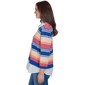 Womens Ruby Rd. Game of Luxe Two in One Stripe Sweater - image 4