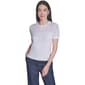 Womens Tommy Hilfiger Short Sleeve Floral Pointelle Sweater - image 1