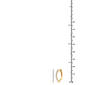Nova Star® Lab Grown Diamond Gold Plated Stud & Hoop Earring Set - image 5