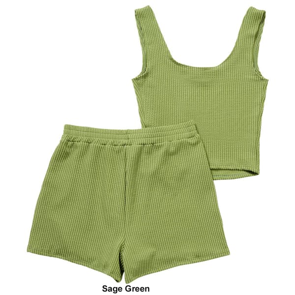 Juniors YMI&#174; Electro Pop 2pc. Tank & Shorts Set