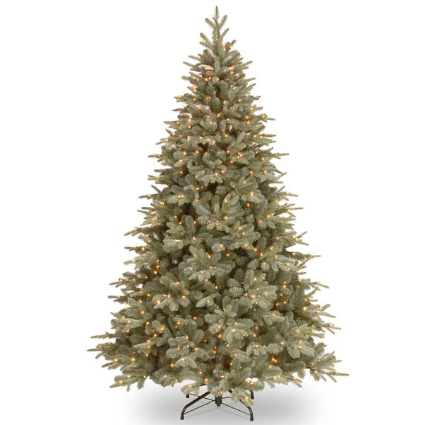 National Tree 7.5ft. Pre-Lit Frosted Arctic Spruce Christmas Tree - image 