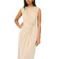 Womens MSK Sleeveless Metallic Side Drape Evening Gown - image 4