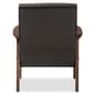 Baxton Studio Nikko Mid-Century Wooden Lounge Chair - image 5