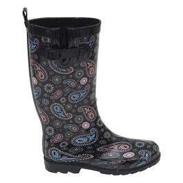 Womens Capelli New York Paisley Tall Rain Boots