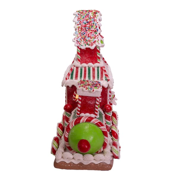 Kurt S. Adler 10.5in. LED Gingerbread Train House