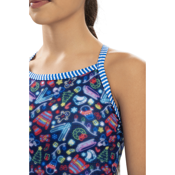 Juniors Dolfin® Uglies Easy Freezy V-Back One Piece Swimsuit