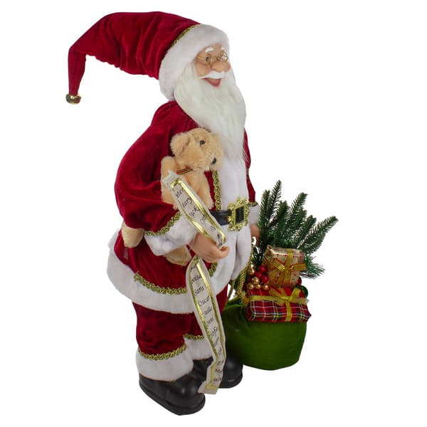 Northlight 2ft. Standing Santa Christmas Figure with Presents