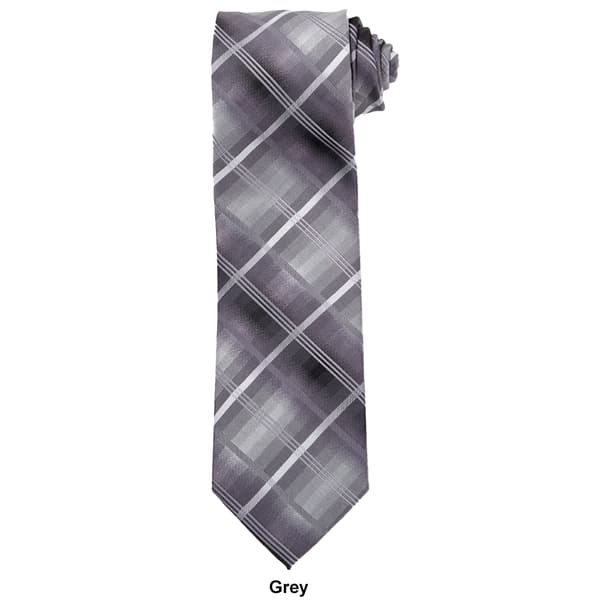 Mens Christian Aujard Shaded Plaid Tie