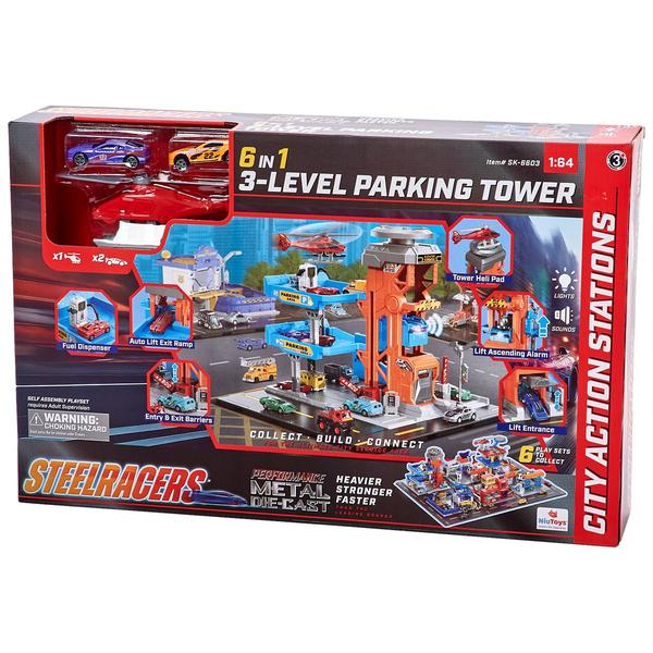 Steel Racer 3 Level Parking Garage - image 