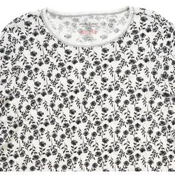 Womens Poppy & Clay Long Sleeve Floral Pointelle Pajama Set