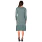 Womens 24/7 Comfort Apparel Ribbed Knit Sweater Dress - image 2