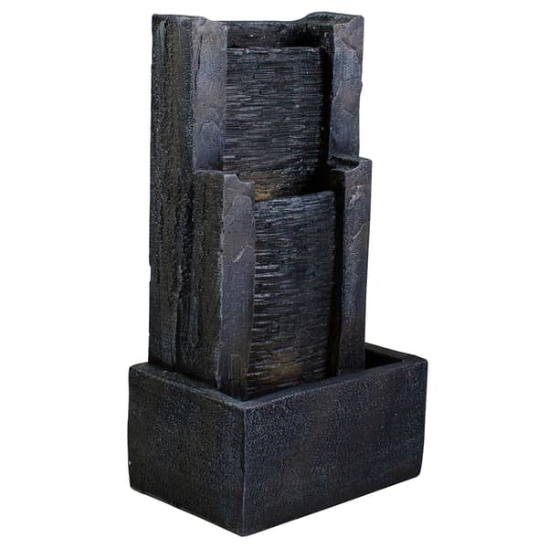 Northlight Seasonal 23.5in. Modern Three-tier Water Fountain