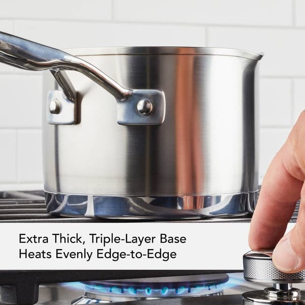 KitchenAid&#174; Stainless Steel 3-Ply Base 1.5qt. Saucepan