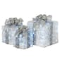 National Tree Pre-Lit 3pc. LED White Gift Box Assortment Set - image 1