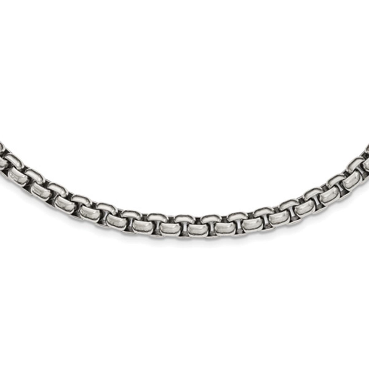 Mens Gentlemen’s Classics™ High Polished Steel Chain...