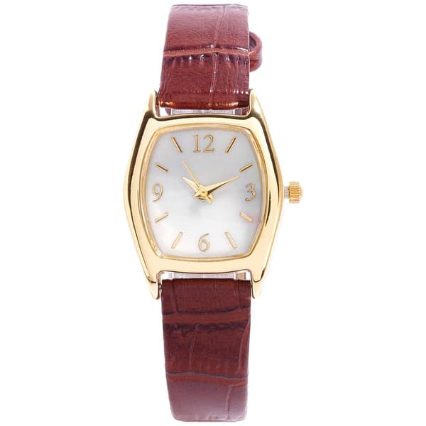 Womens Gold-Tone Hexagon Watch - 15132G-07-E16