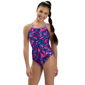 Juniors Dolfin® Uglies Glazen V-2 Back One Piece Swimsuit - image 1