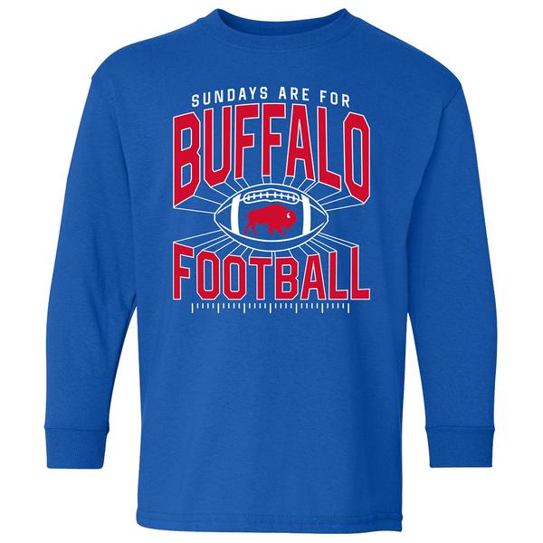 Boys (8-20) Tailgate Sundays Are For Buffalo Football LS - image 
